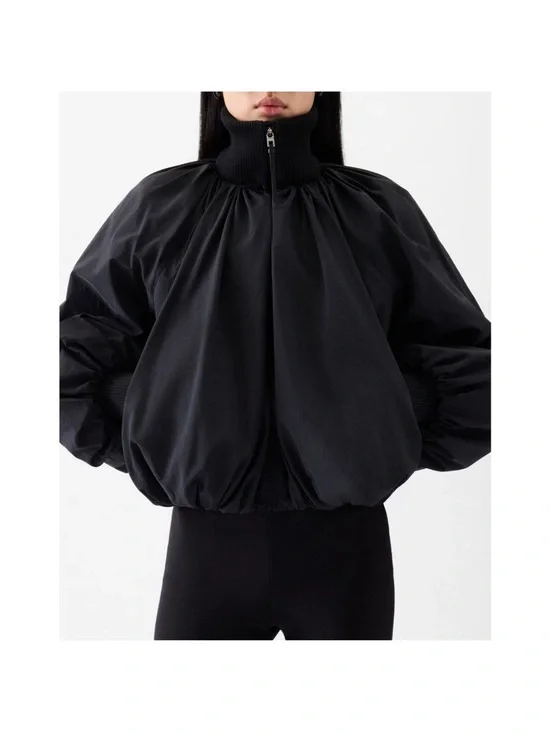 Jacquemus Black Oversized Bomber Jacket - Picture 3 of 5